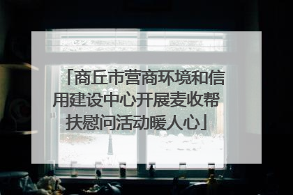 商丘市营商环境和信用建设中心开展麦收帮扶慰问活动暖人心